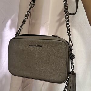 Michael Kors Ginny Leather Crossbody Bag